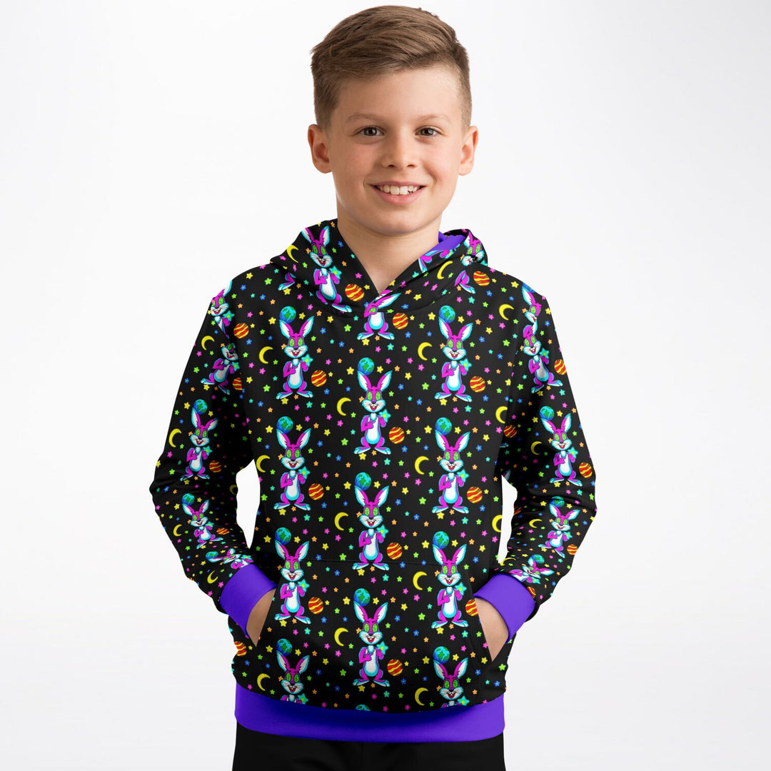 Kids Rocket All Over Print Hoodie