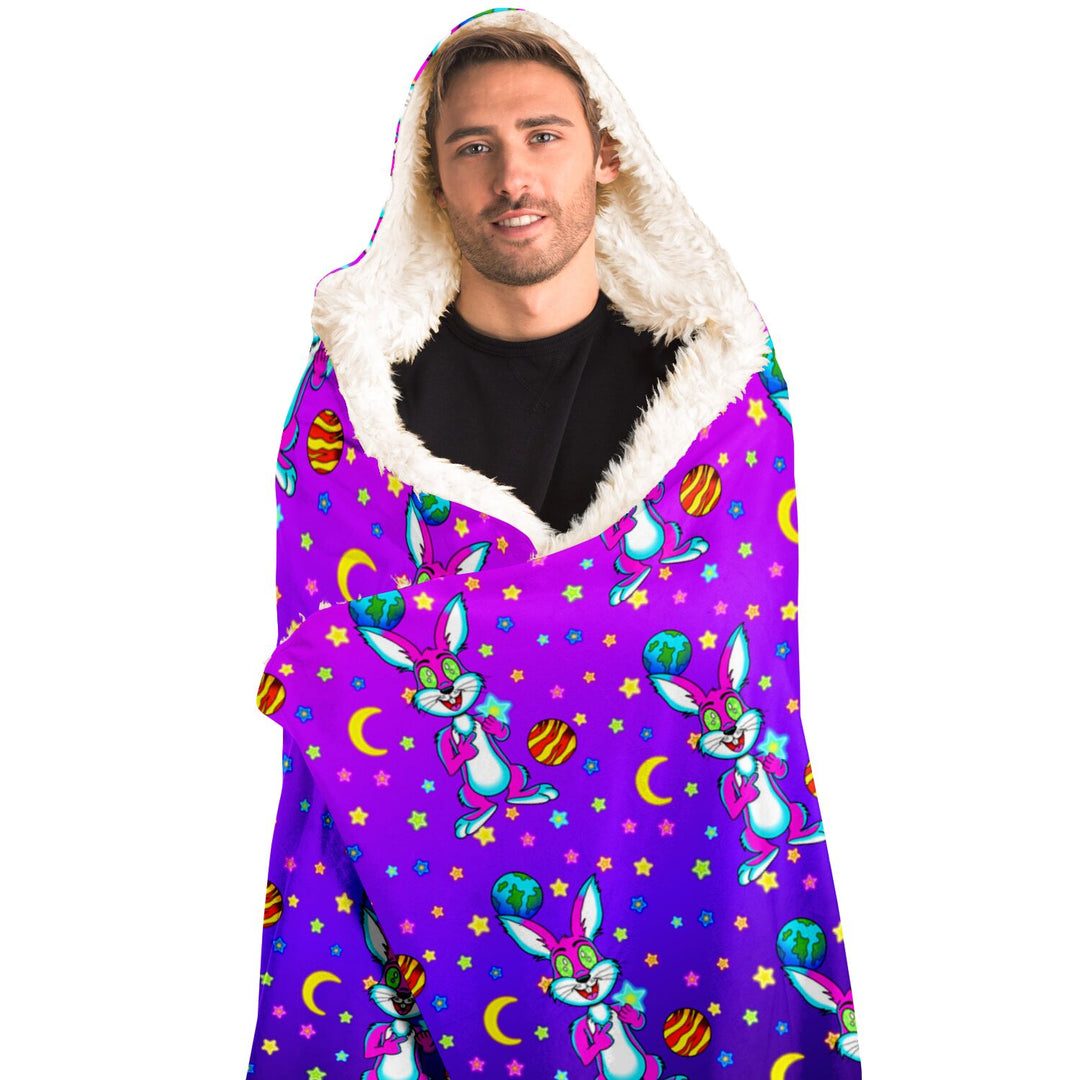 Rocket Hooded Blanket