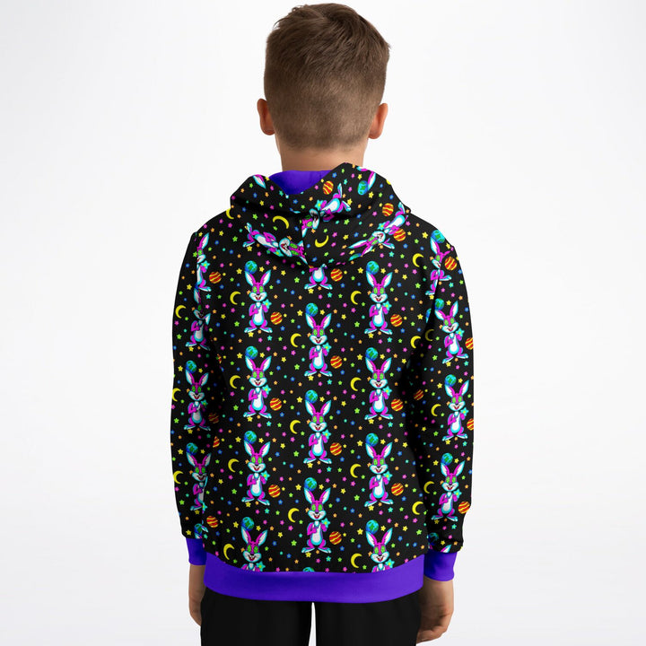 Kids Rocket All Over Print Hoodie